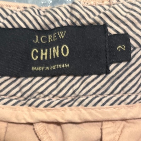 J Crew Chino Shorts Peach Pink Size 2 Flat Front Women's Casual Summer cool - Picture 3 of 8